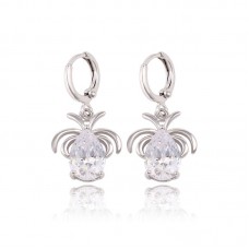 Eleganti un mirdzoši auskari ar  cirkonu